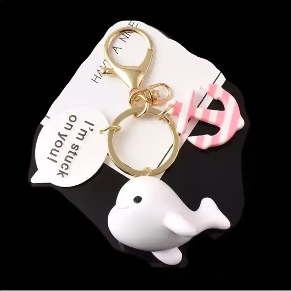 $2 Whale keychain blue or white $2 WITH ANY $10 ORDER OR MORE - Picture 5 of 16